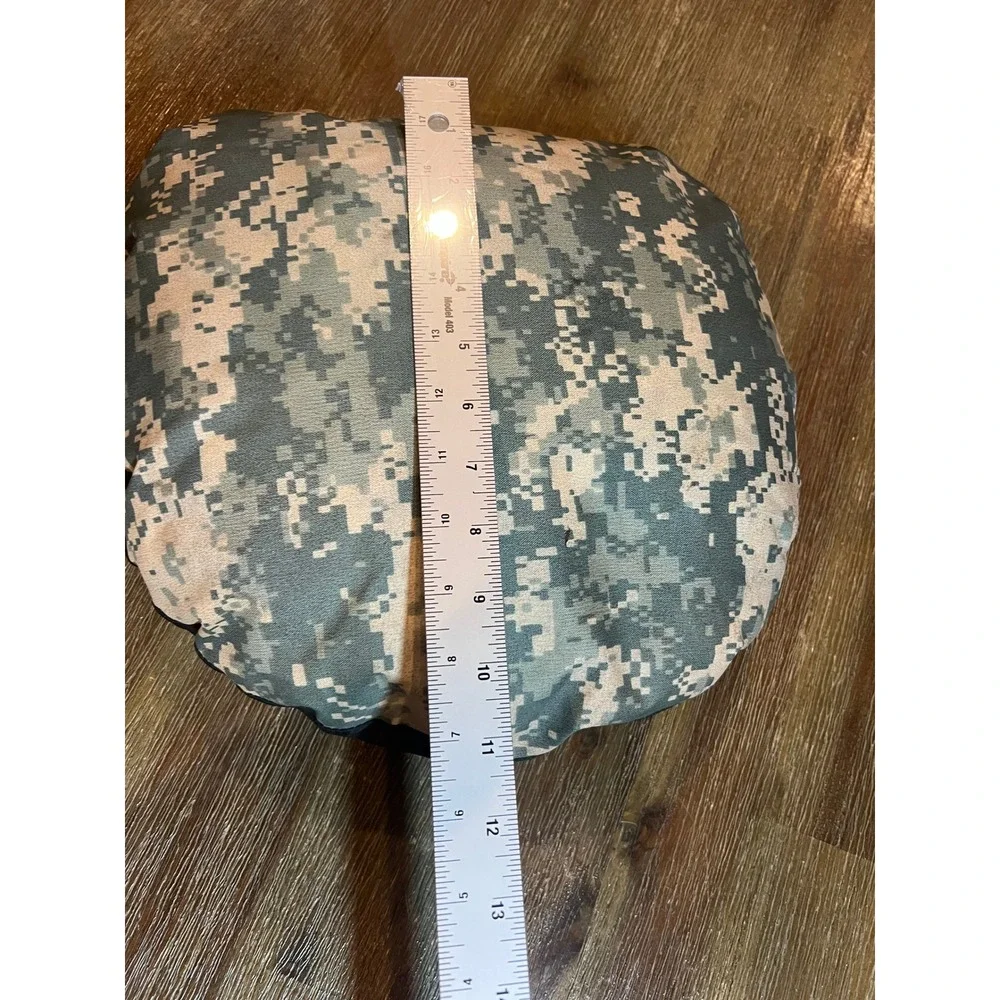 Digital Camo ACU Pattern Round Thermapillow Seat Cushion with Handle 11 inch